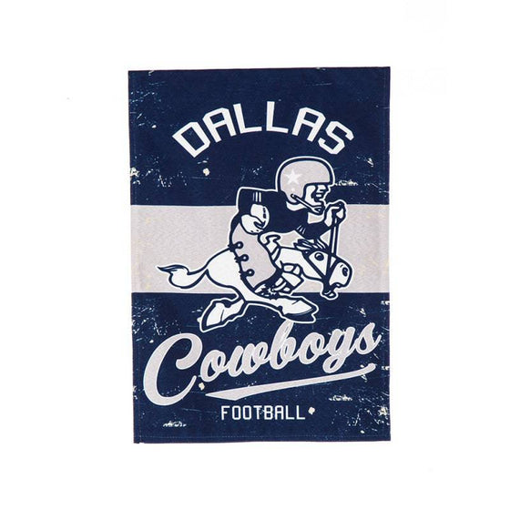Dallas Cowboys Vintage Throwback 2-Sided Garden Flag 12"x15" - 757 Sports Collectibles