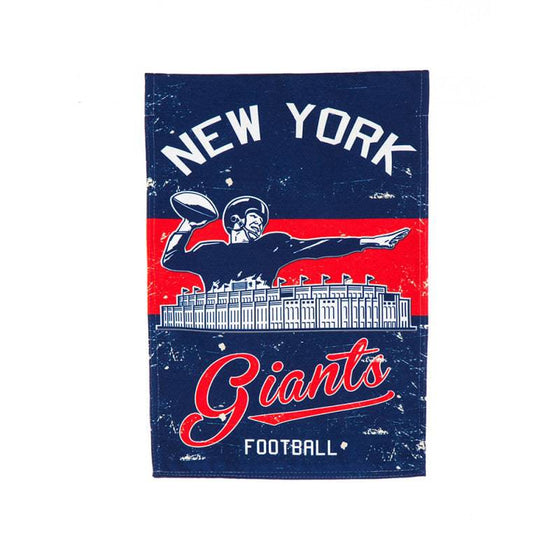 New York Giants Vintage Throwback 2-Sided Garden Flag 12"x15" - 757 Sports Collectibles