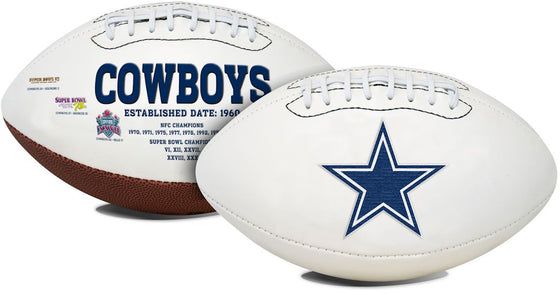 Dallas Cowboys Football Full Size Embroidered Signature Series (CDG)