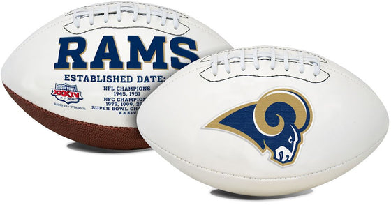 Los Angeles Rams Football Full Size Embroidered Signature Series (CDG) - 757 Sports Collectibles