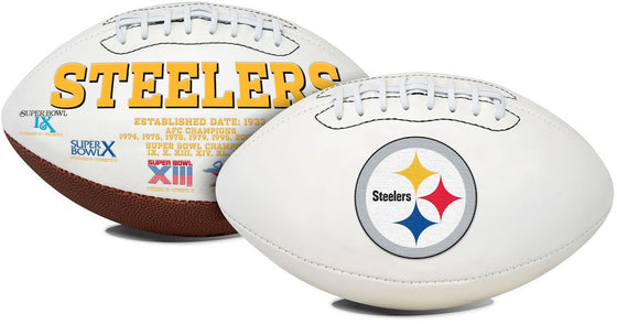 Pittsburgh Steelers Football Full Size Embroidered Signature Series (CDG)