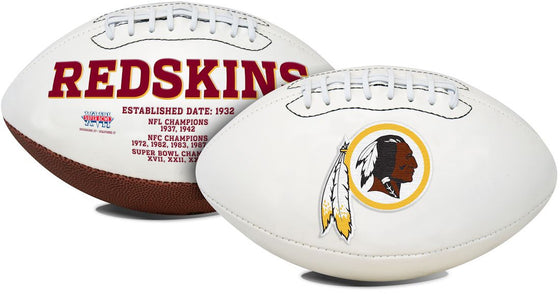 Washington Redskins Football Full Size Embroidered Signature Series (CDG)