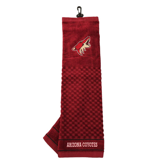 Arizona Coyotes Embroidered Golf Towel - 757 Sports Collectibles