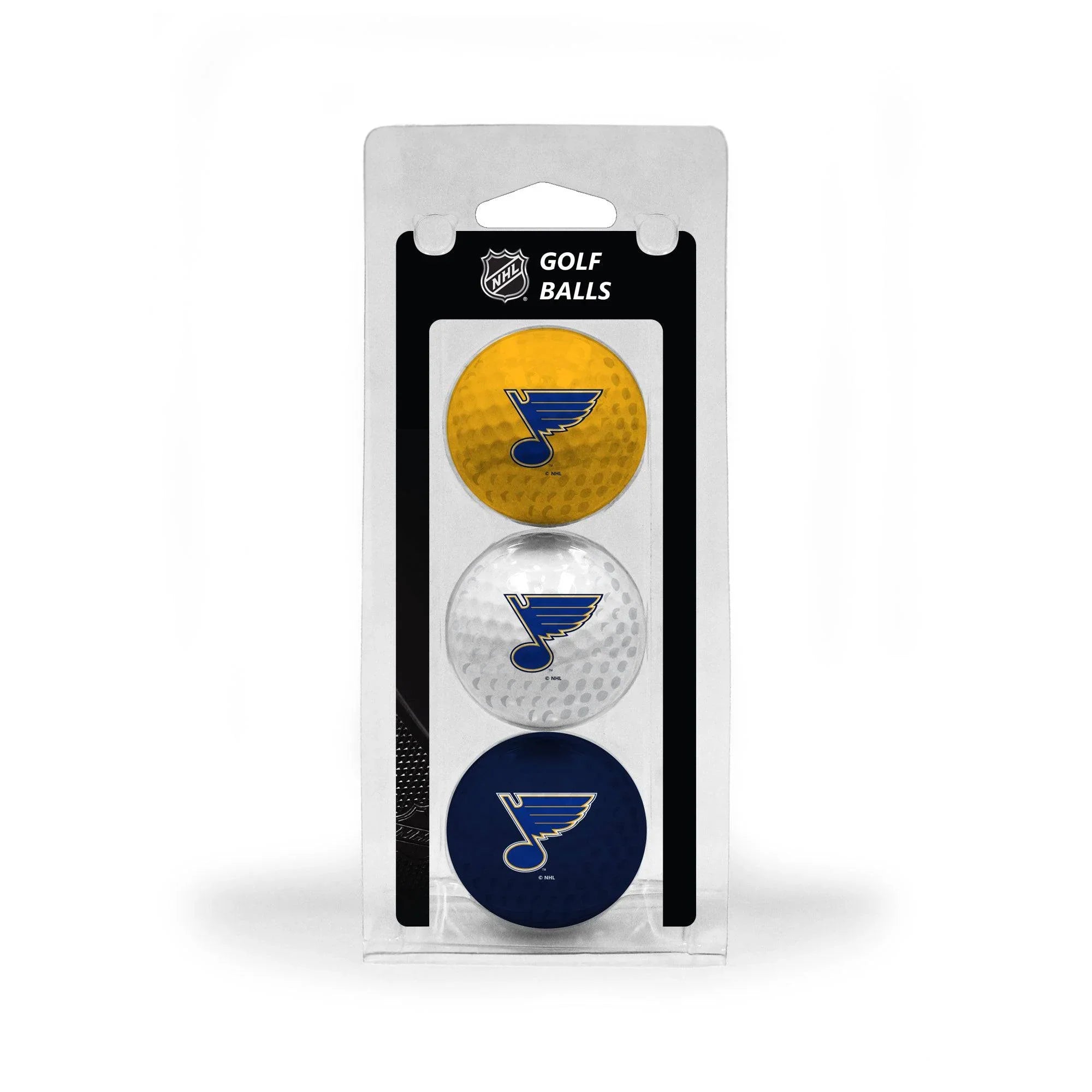 St Louis Blues 3 Golf Ball Pack - 757 Sports Collectibles
