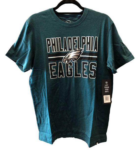 Philadelphia Eagles Victory Stripe Midnight Green 47' T-Shirt -  Mens - All Sizes - 757 Sports Collectibles