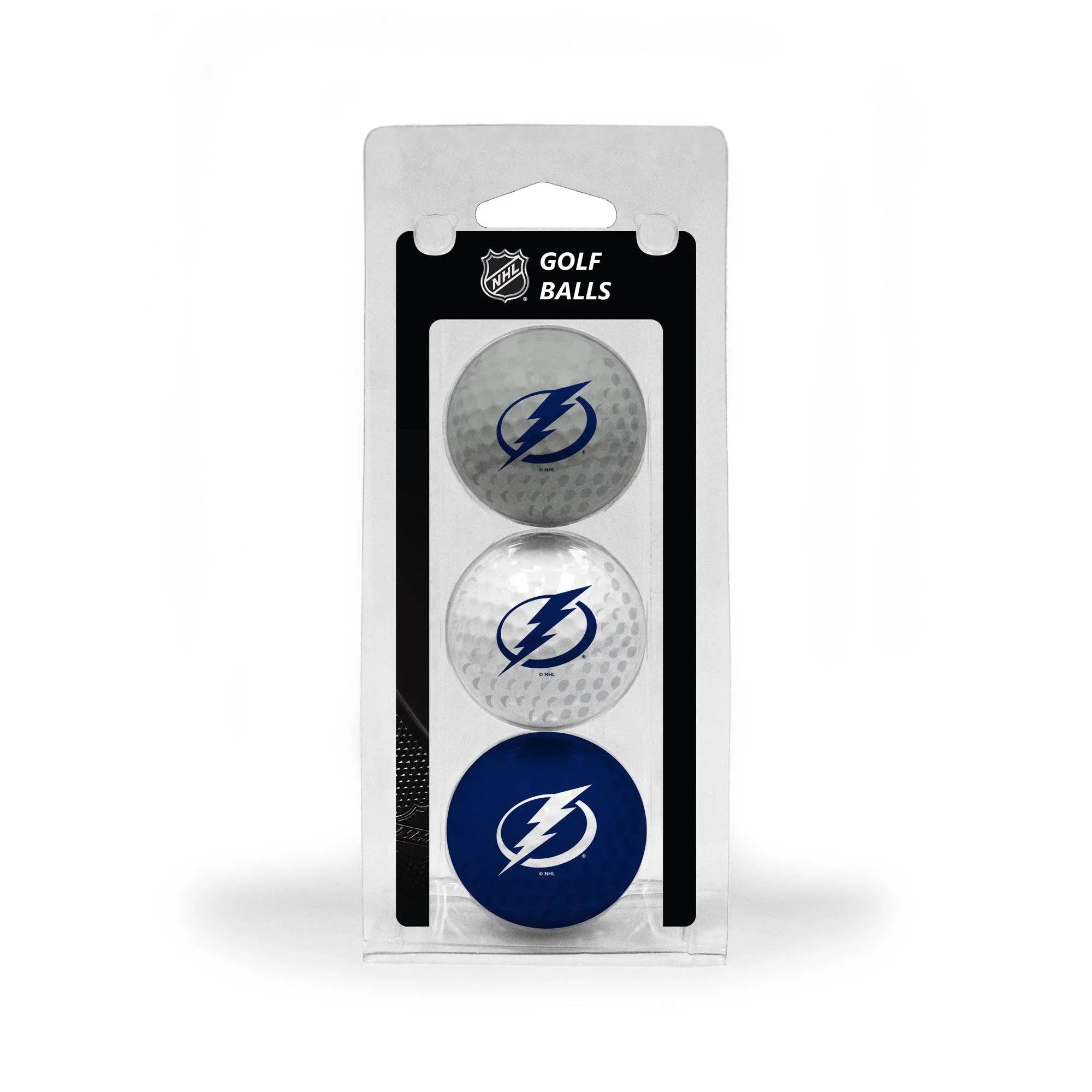 Tampa Bay Lightning 3 Golf Ball Pack - 757 Sports Collectibles