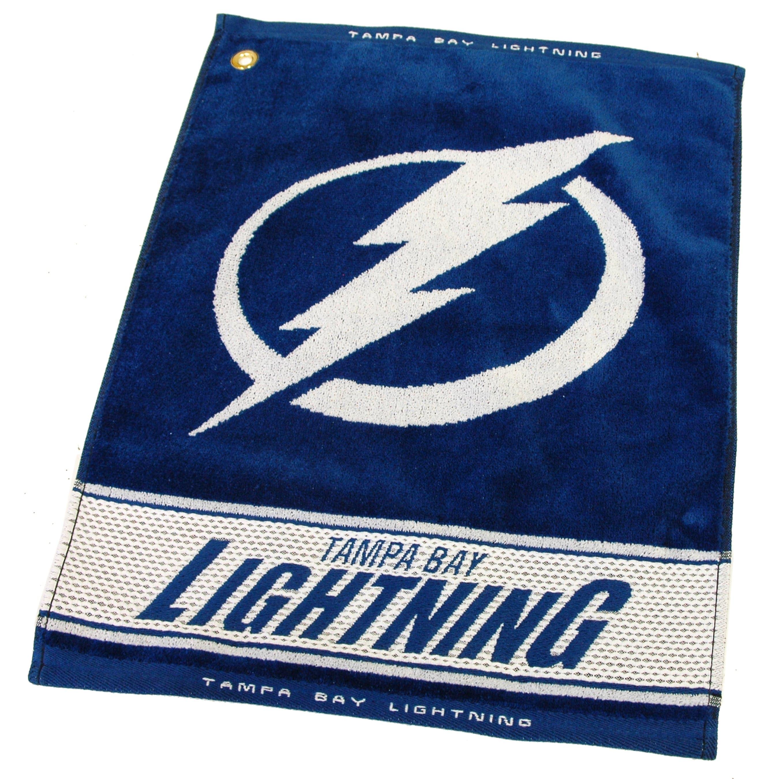 Tampa Bay Lightning Jacquard Woven Golf Towel - 757 Sports Collectibles