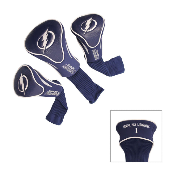 Tampa Bay Lightning 3 Pack Contour Head Covers - 757 Sports Collectibles
