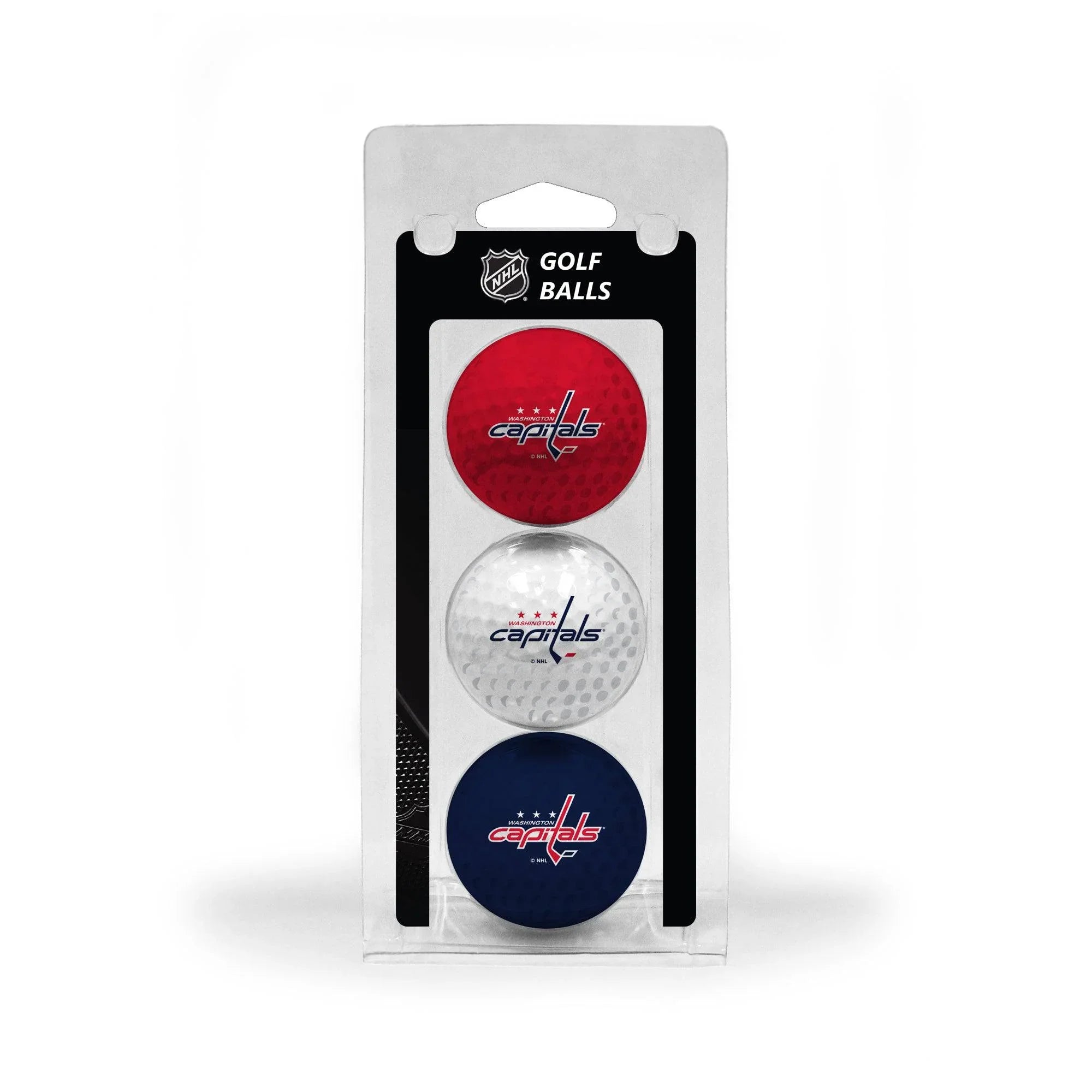 Washington Capitals 3 Golf Ball Pack - 757 Sports Collectibles