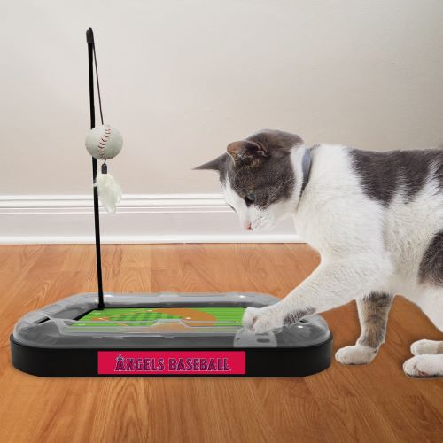 Los Angeles Angels Baseball Cat Scratcher Toy by Pets First - 757 Sports Collectibles