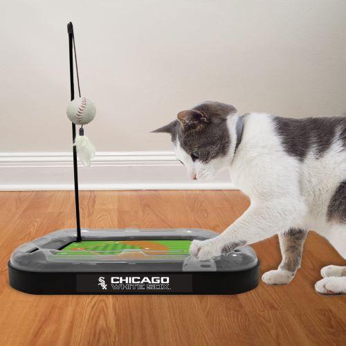Chicago White Sox Baseball Cat Scratcher Toy by Pets First - 757 Sports Collectibles