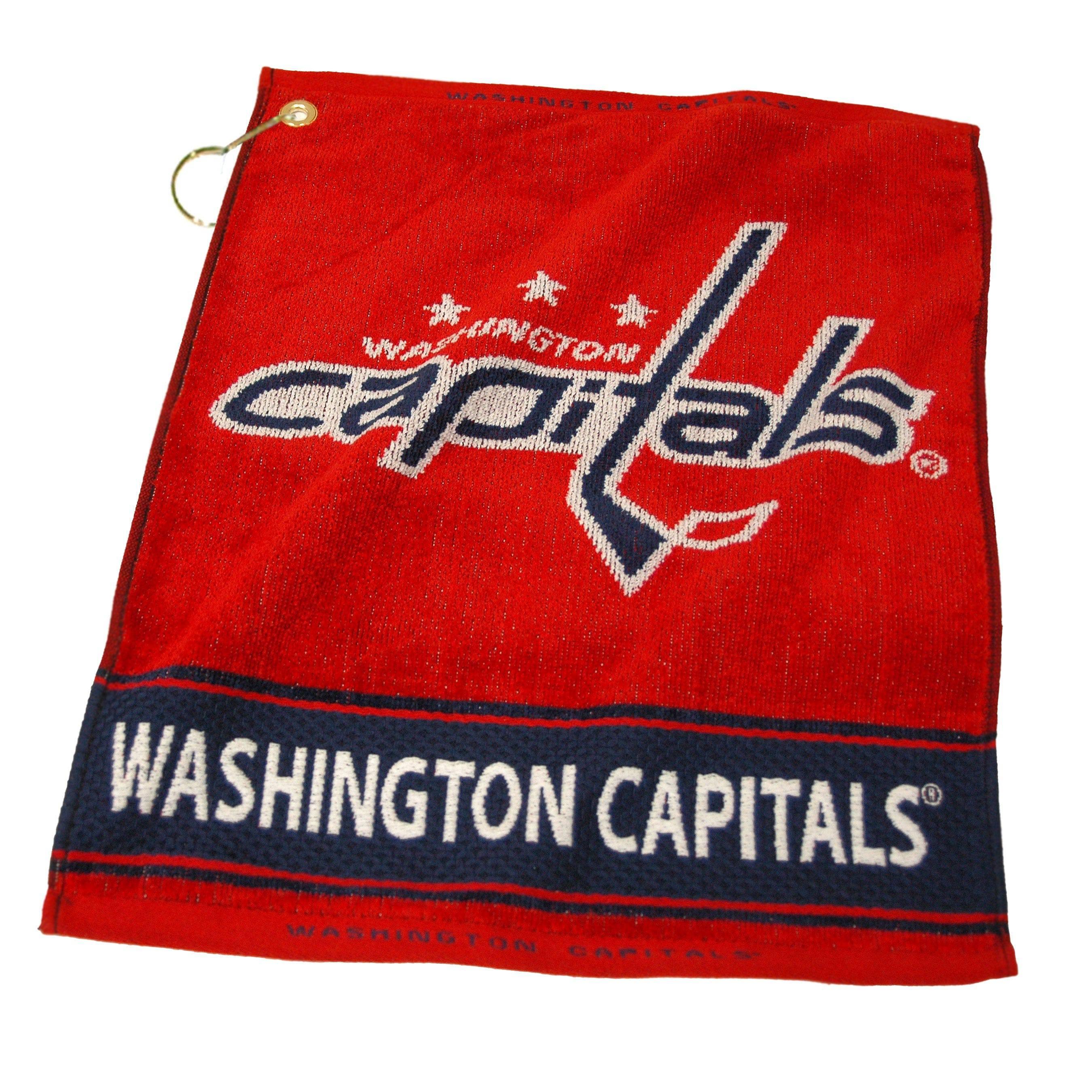Washington Capitals Jacquard Woven Golf Towel - 757 Sports Collectibles