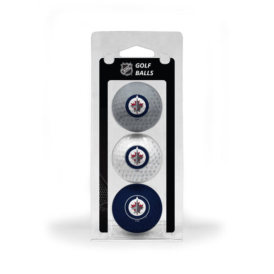 Winnipeg Jets 3 Golf Ball Pack - 757 Sports Collectibles