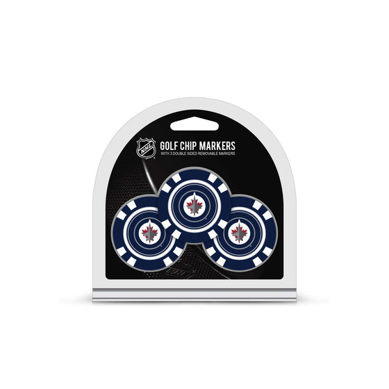 Winnipeg Jets 3 Pack Golf Chip Ball Markers - 757 Sports Collectibles