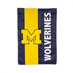 Michigan Wolverines Garden Flag