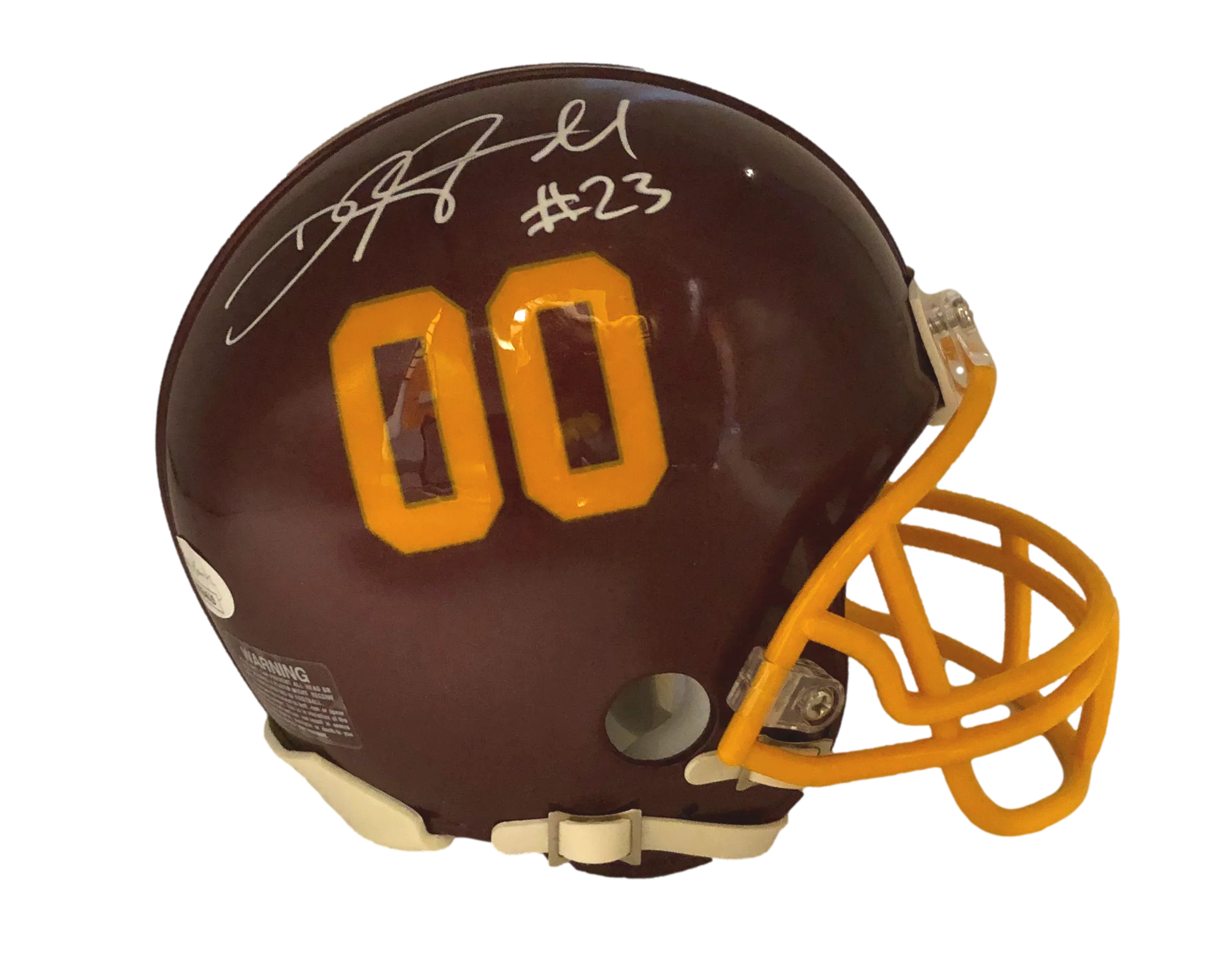 Washington Football Team DeAngelo Hall Signed Auto Mini Helmet JSA COA - 757 Sports Collectibles