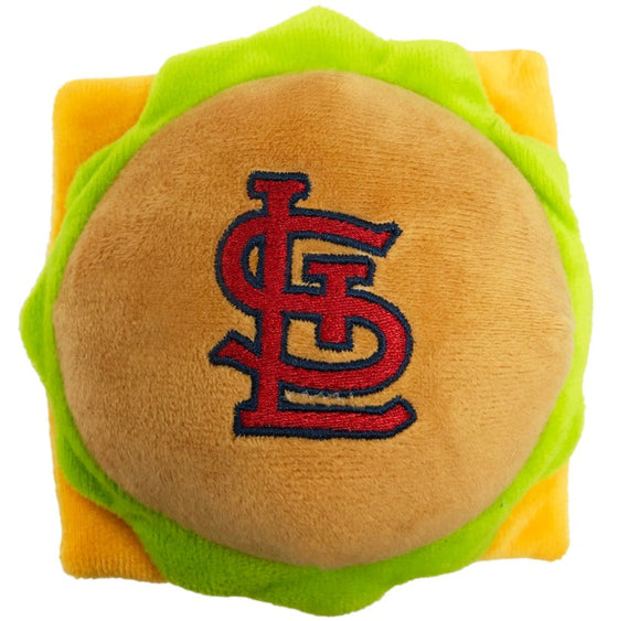 St. Louis Cardinals Hamburger Toy by Pets First