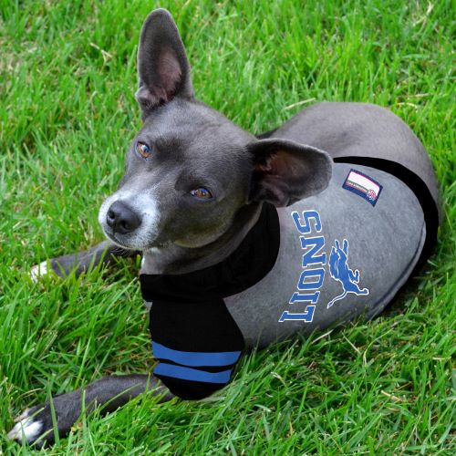 Detroit Lions Hoody Dog Tee by Pets First - 757 Sports Collectibles