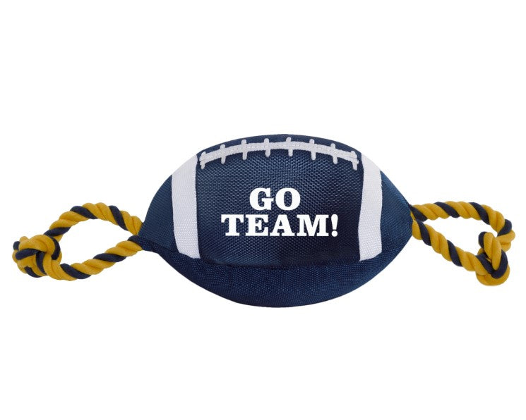 Nylon Football Blue/Gold Pets First