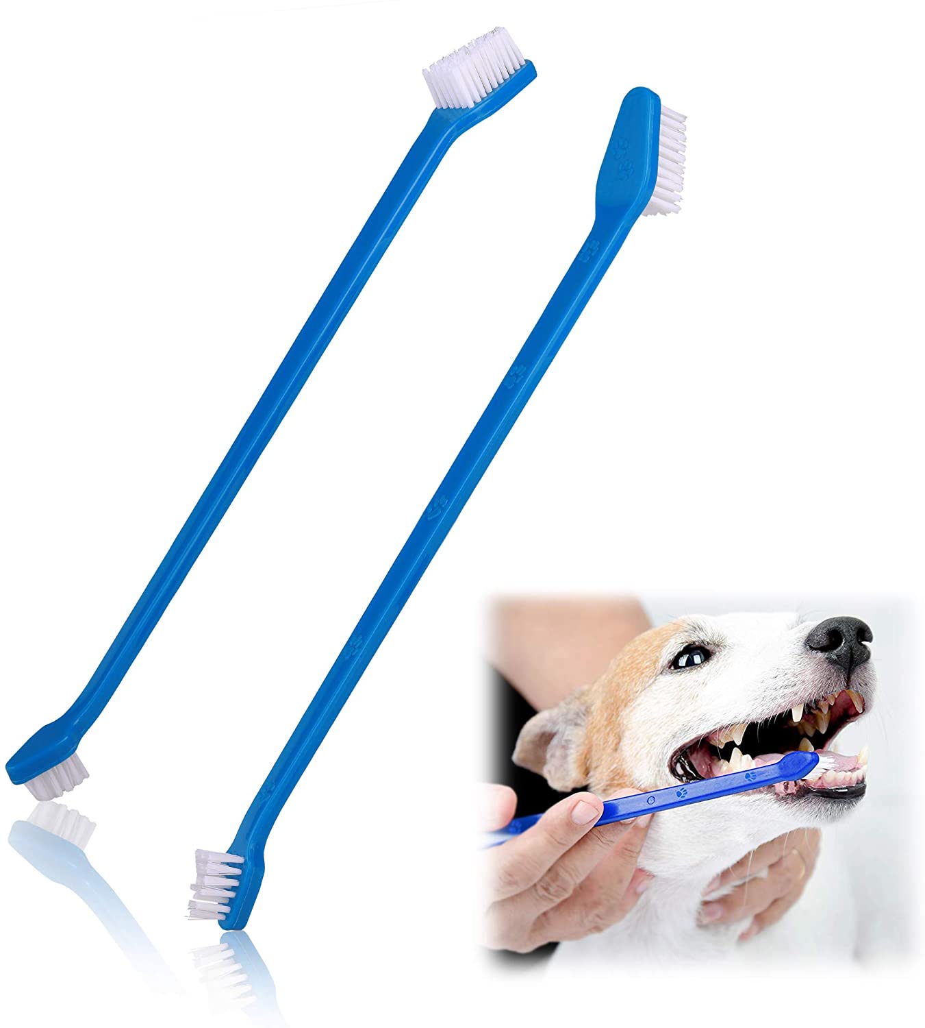 Set of 2 Dog Toothbrushes Pets First - 757 Sports Collectibles