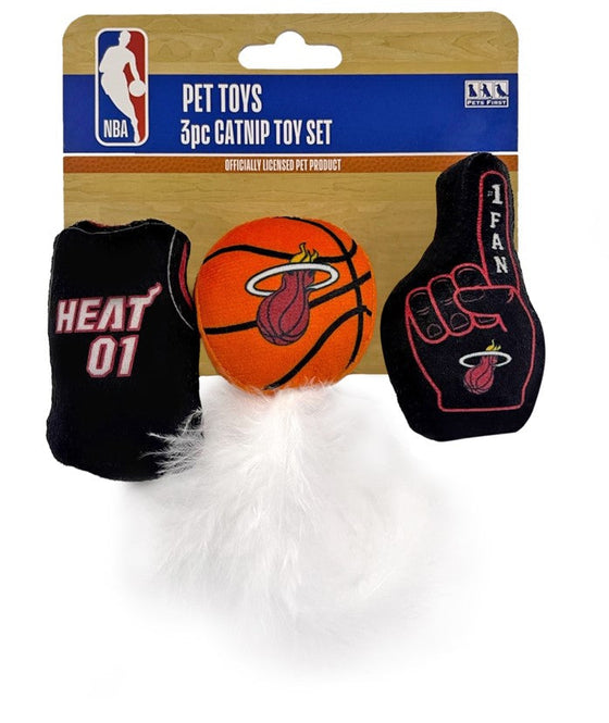 Miami Heat 3 pc Cat Nip Toys Pets First