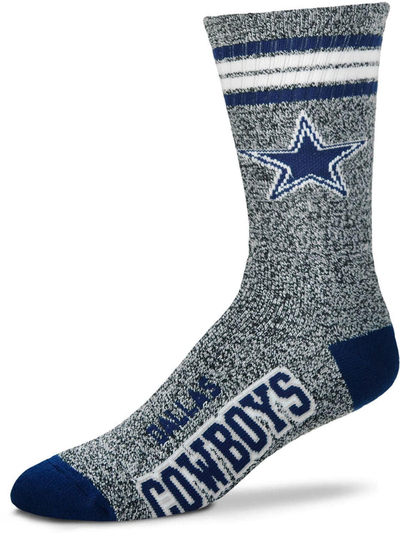 Dallas Cowboys Crew Socks Got Marbled Gray FBF Sportswear NFL - 757 Sports Collectibles