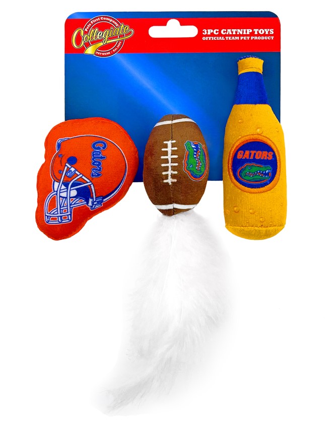 FLORIDA 3 PC CAT NIP TOY SET Pets First