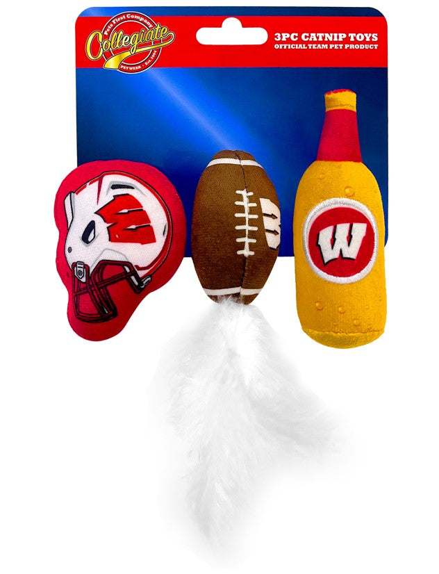 Wisconsin 3 pc Cat Nip Toy Pets First