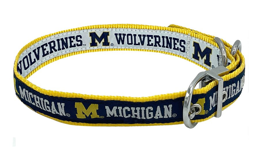 Michigan Reversible Collar Pets First - 757 Sports Collectibles