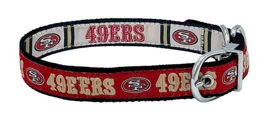 San Francisco 49ers Reversible Collar Pets First - 757 Sports Collectibles
