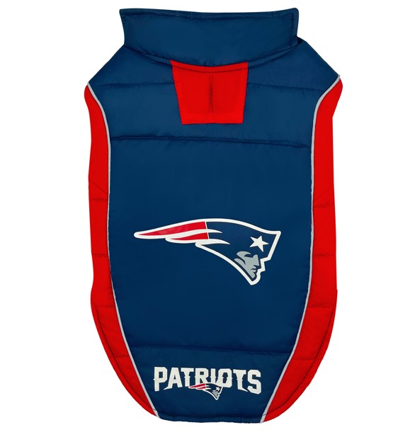 New England Patriots Puffer Vest Pets First