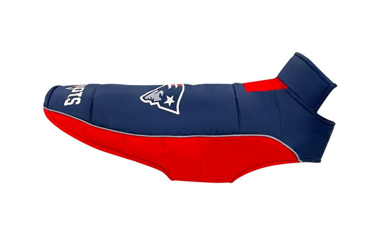 New England Patriots Puffer Vest Pets First - 757 Sports Collectibles