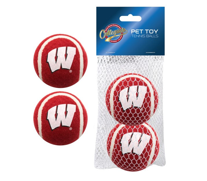 Wisconsin 2 PC Tennis Balls Pets First