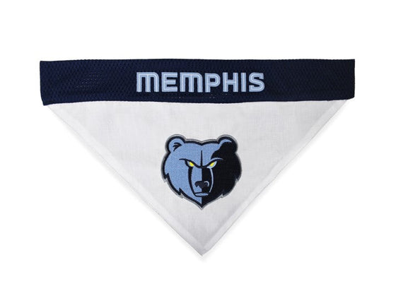 Memphis Grizzlies Reversible Bandana Pets First - 757 Sports Collectibles