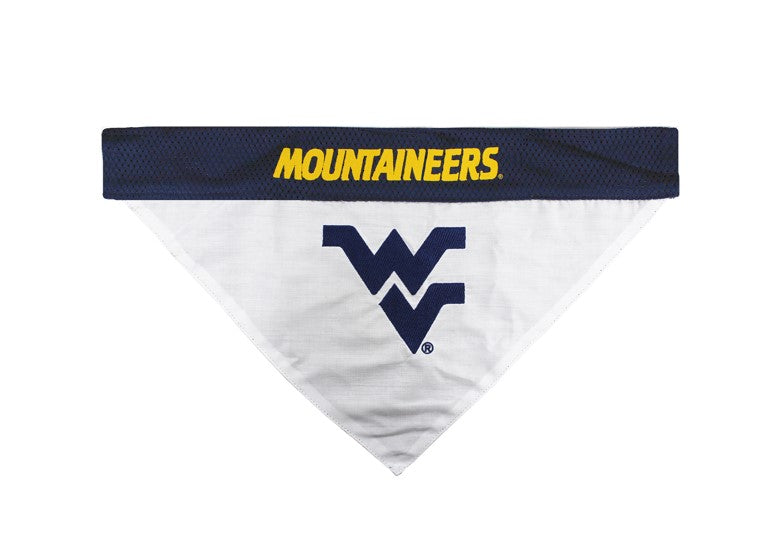 West Virginia Reversible Bandana Pets First - 757 Sports Collectibles