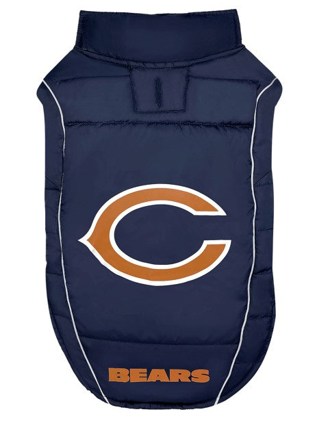 Chicago Bears Puffer Vest Pets First