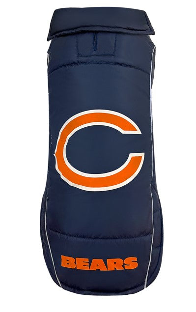 Chicago Bears Puffer Vest Pets First - 757 Sports Collectibles