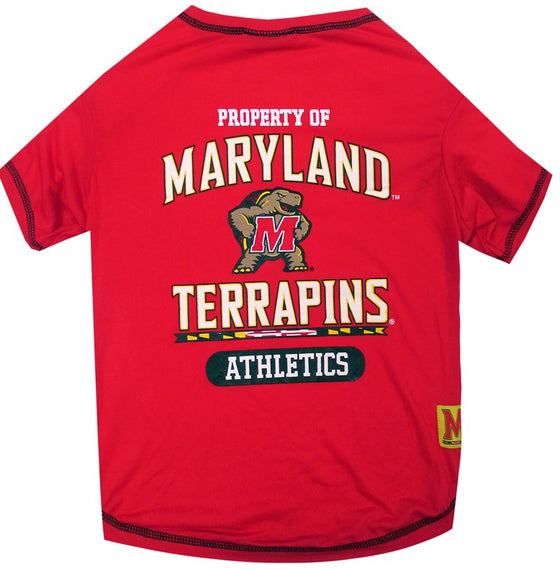 Maryland Terrapins Tee Shirt Pets First
