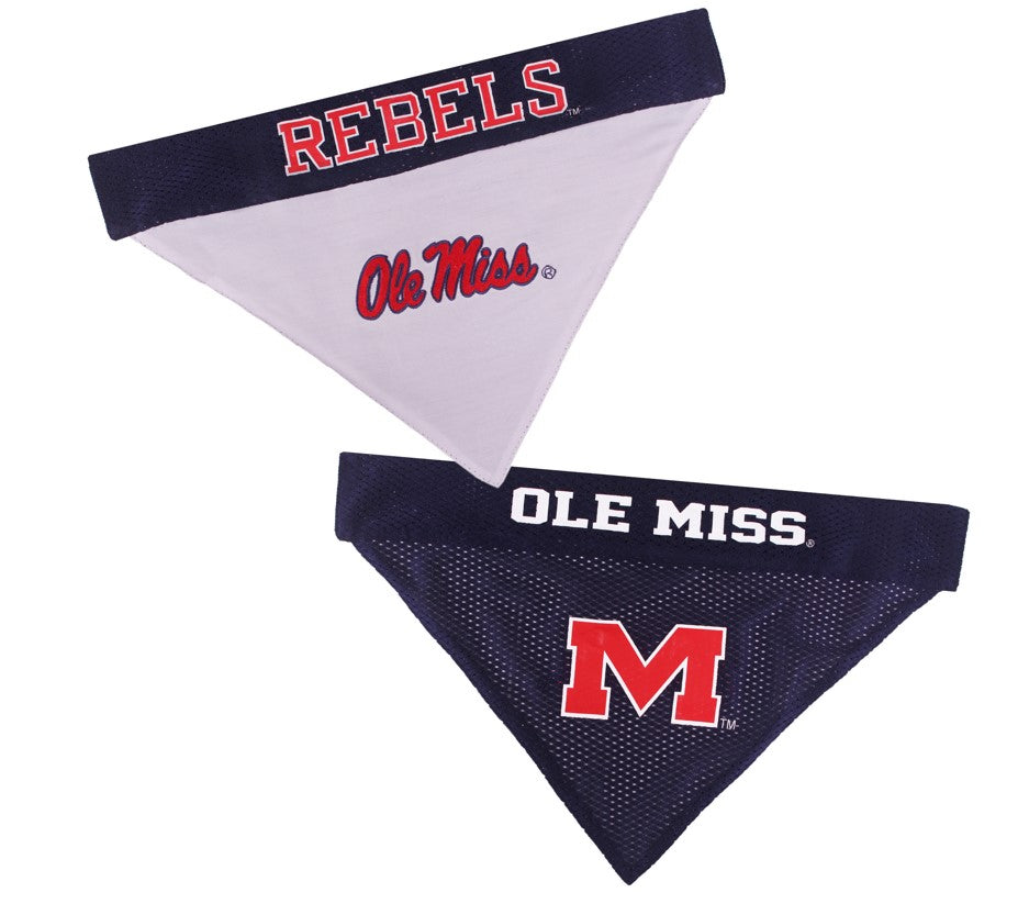 Ole Miss Reversible Bandana Pets First