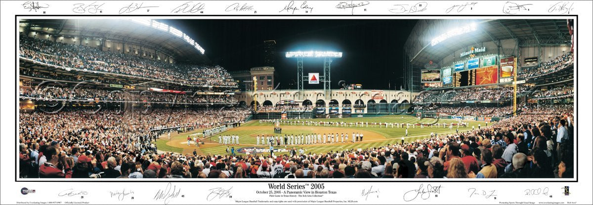 TX-184 Astros 2005 World Series with signatures