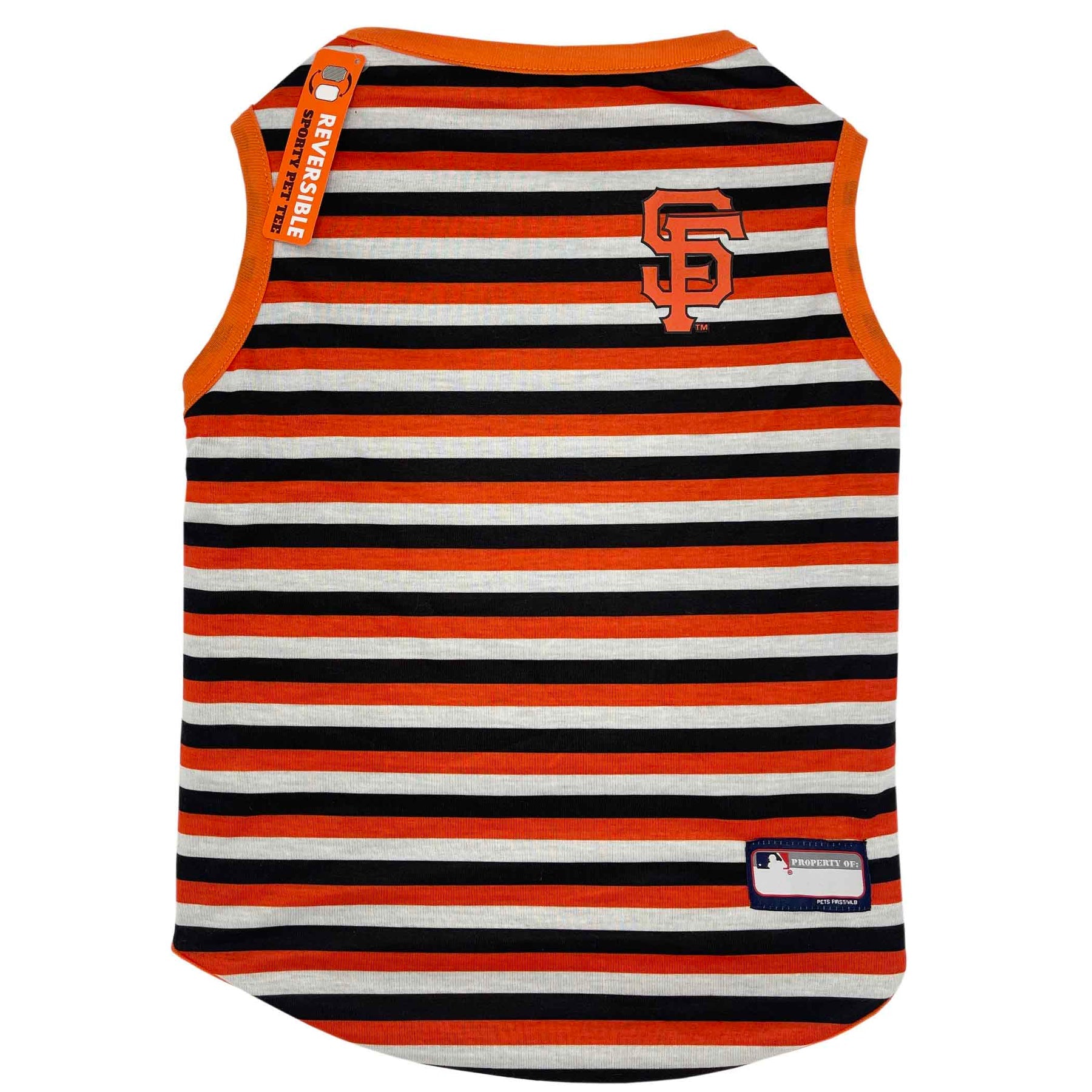 San Francisco Giants Dog Reversible Tee Shirt by Pets First - 757 Sports Collectibles