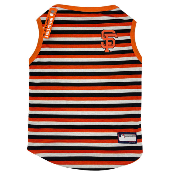 San Francisco Giants Dog Reversible Tee Shirt by Pets First - 757 Sports Collectibles