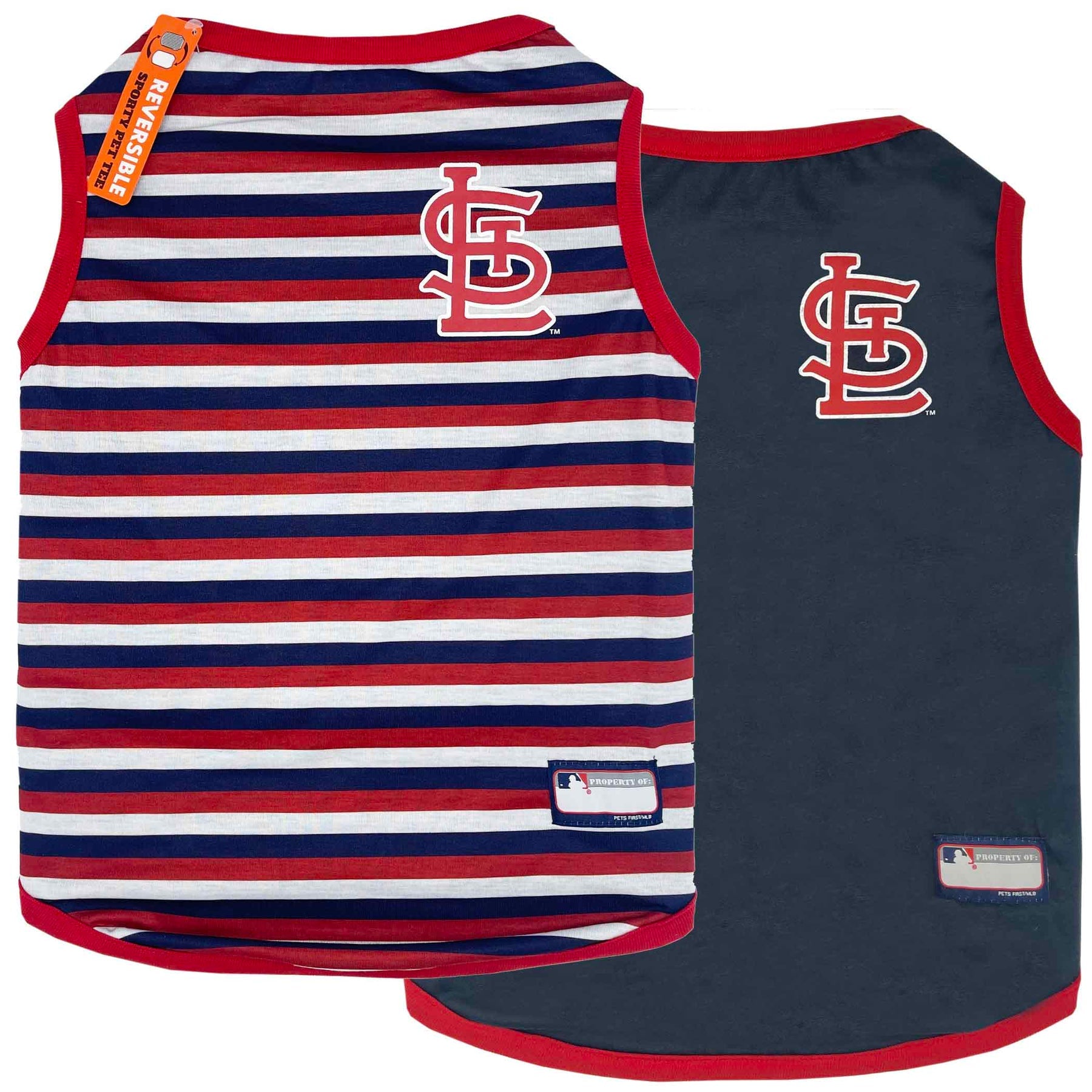 ST Louis Cardinals Dog Reversible Tee Shirt by Pets First