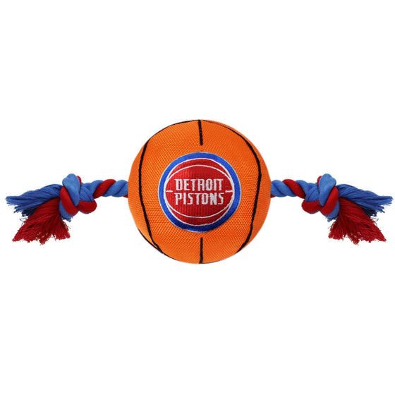 Detroit Pistons Nylon Basketball Rope Toy Pets First