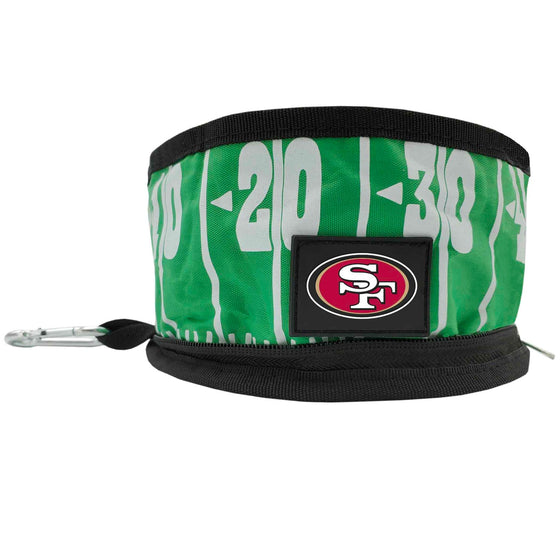 San Francisco 49ERS Collapsible Pet Bowl by Pet First - 757 Sports Collectibles