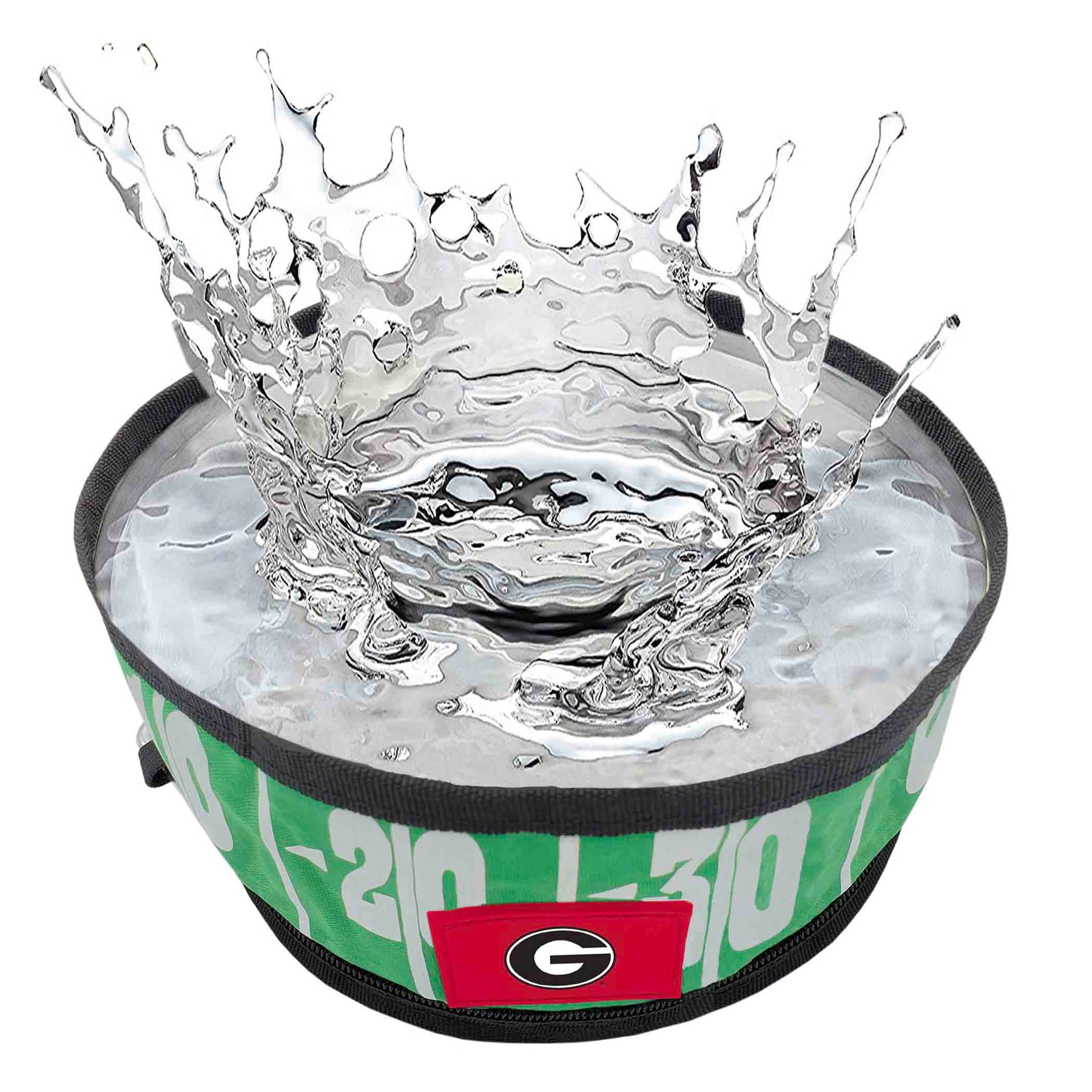Georgia Collapsible Pet Bowl by Pet First - 757 Sports Collectibles