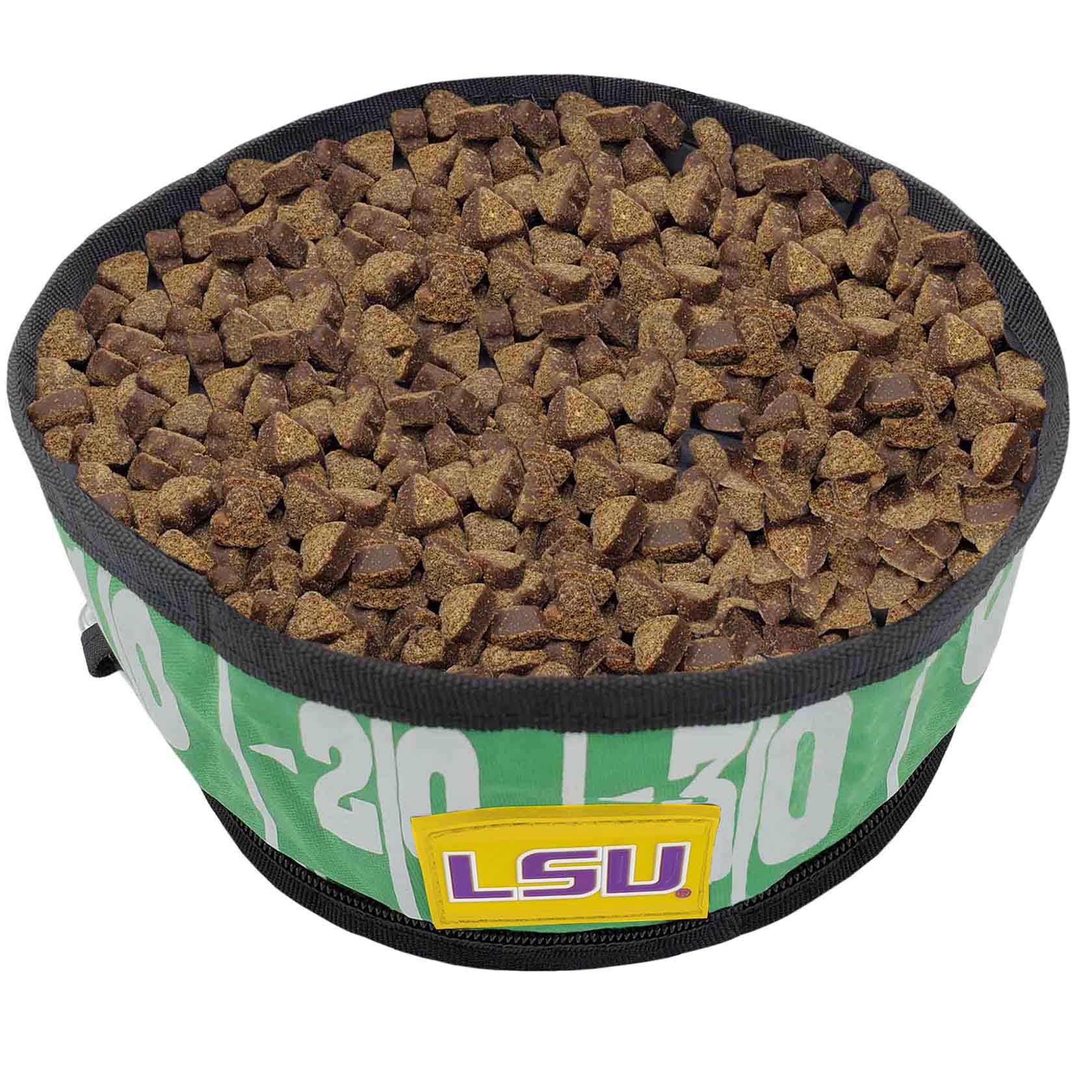 LSU Collapsible Pet Bowl by Pet First - 757 Sports Collectibles