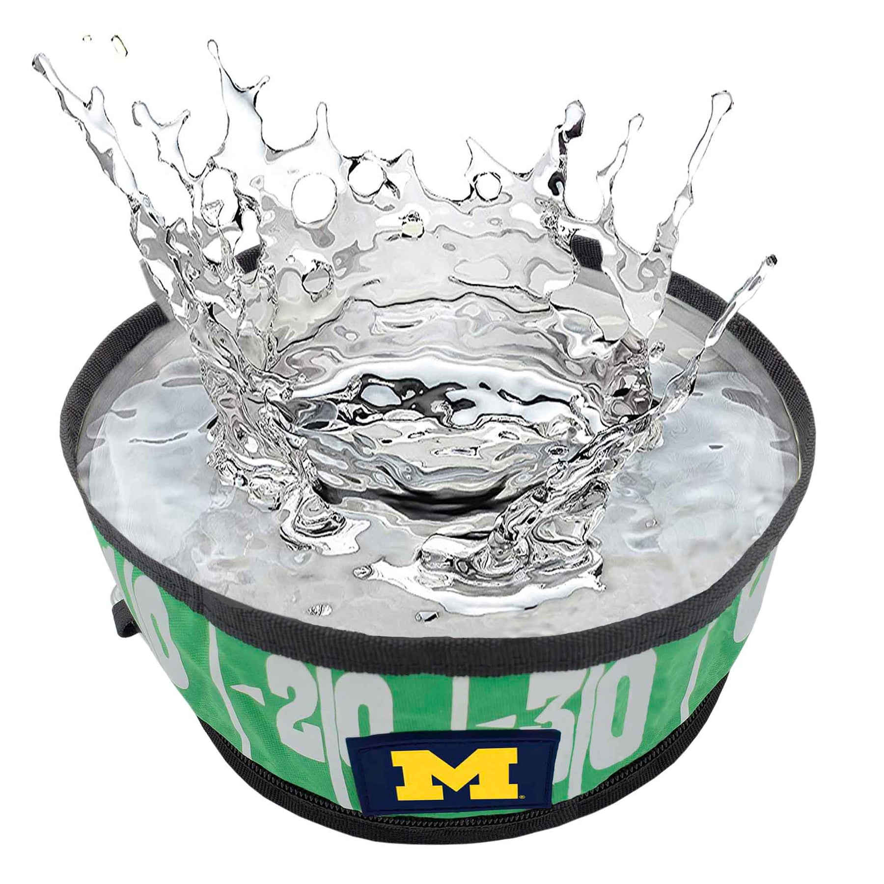 Michigan Collapsible Pet Bowl by Pet First - 757 Sports Collectibles