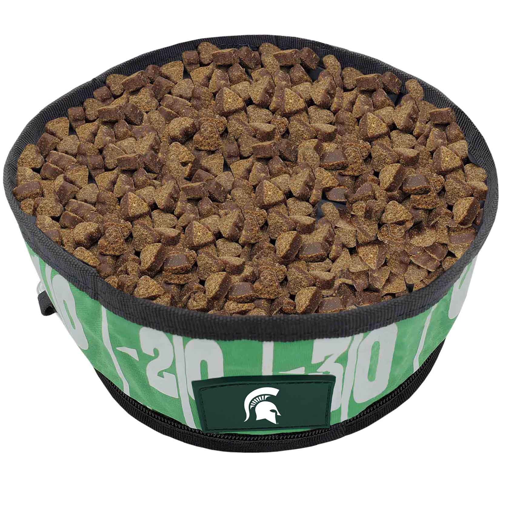 Michigan State Collapsible Pet Bowl by Pet First - 757 Sports Collectibles