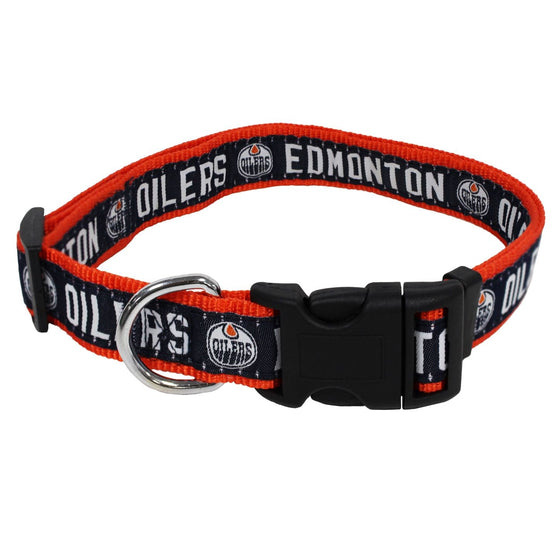 Edmonton Oilers Dog Collar - by Pets First